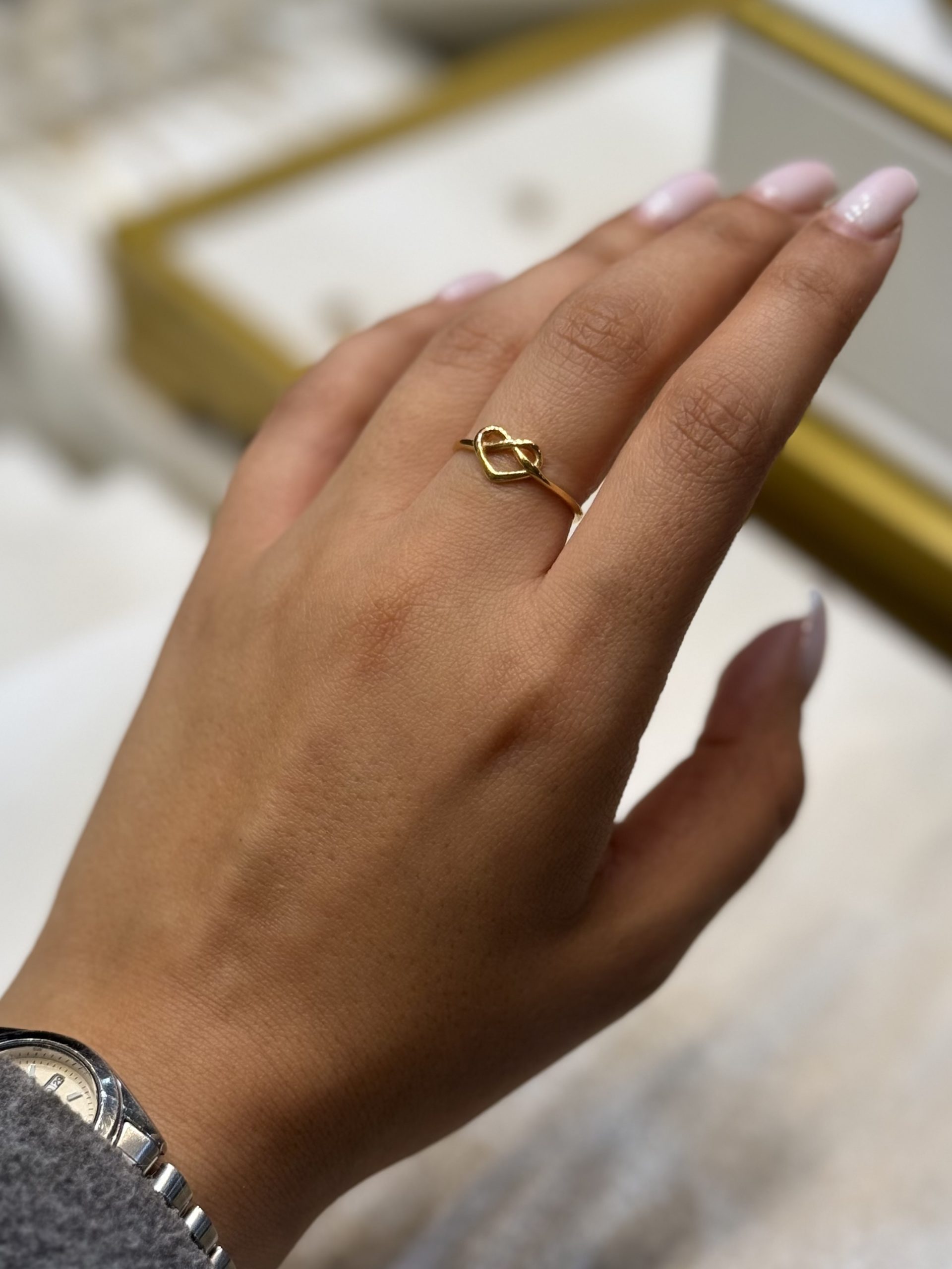 IMG_5201 انگشتر گره قلب - تصویر 1