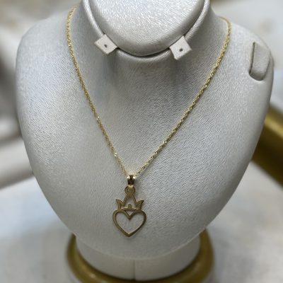 پلاك تاج و قلب